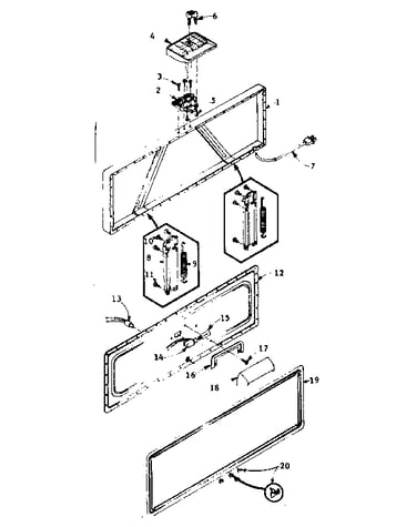 Freezer door parts