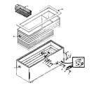 Kenmore 1985816200 freezer cabinet parts diagram