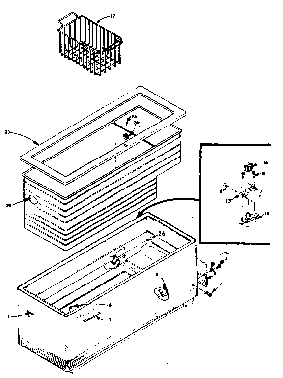 FREEZER CABINET PARTS