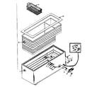 Kenmore 1985818100 freezer cabinet parts diagram