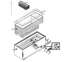 Kenmore 1985818201 freezer cabinet parts diagram
