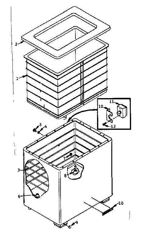 FREEZER CABINET PARTS