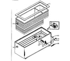 Kenmore 1985819100 freezer cabinet parts diagram