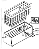Freezer cabinet parts
