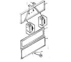 Kenmore 1985819100 freezer door parts diagram