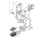 Kenmore 1985826180 freezer cabinet parts diagram