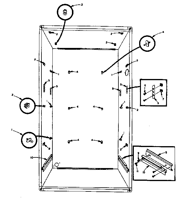 Freezer liner parts