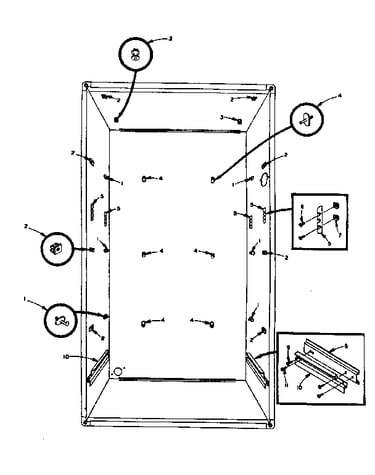 Freezer liner parts