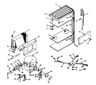 Kenmore 1985826140 freezer unit parts diagram