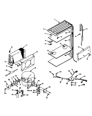 Freezer unit parts