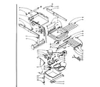 Kenmore 1986031180 ice cube maker evaporator, ice cutter grid and pump parts diagram
