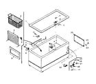 Kenmore 1986412220 cabinet parts diagram