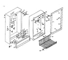 Kenmore 106622150 cabinet parts diagram