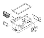 Kenmore 1986413100 cabinet parts diagram