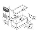 Kenmore 1986412270 freezer cabinet parts diagram