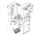 Kenmore 1066226151 freezer cabinet parts diagram