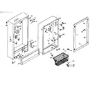 Kenmore 1066226152 freezer cabinet parts diagram