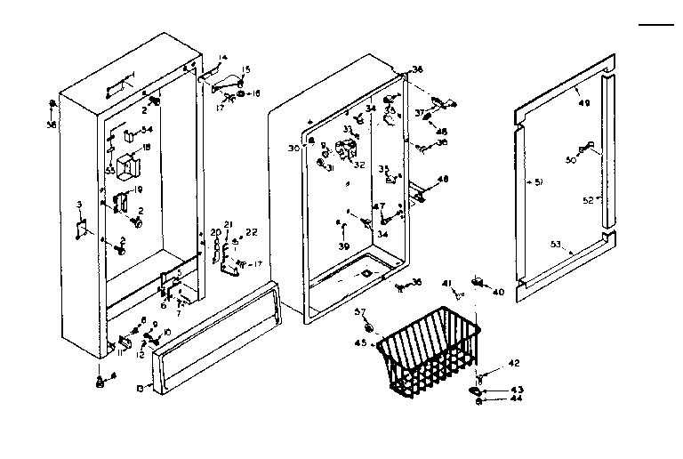 FREEZER CABINET PARTS