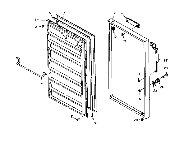 FREEZER DOOR PARTS