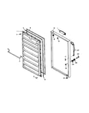 Freezer door parts