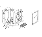 Kenmore 1066226170 freezer cabinet parts diagram