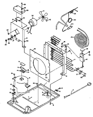 Dehumidifier unit parts
