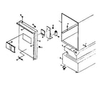 Kenmore 1065945180 cabinet parts diagram