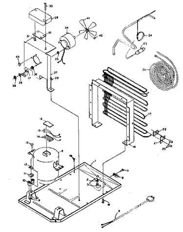 Dehumidifier unit parts