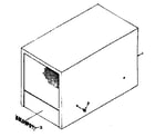 Kenmore 1065949190 cabinet parts diagram