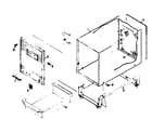 Kenmore 1066045150 cabinet parts diagram