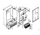 Kenmore 1066323171 cabinet parts diagram