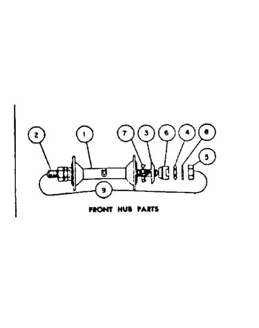 Front hub parts