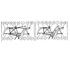 Sears 50245881 frame assembly diagram