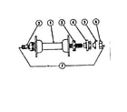 Sears 50246160 front hub parts diagram