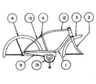 Sears 50247590 frame assembly diagram