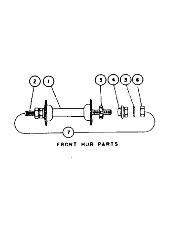 Front hub part
