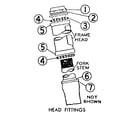 Sears 505463520 head fittings diagram
