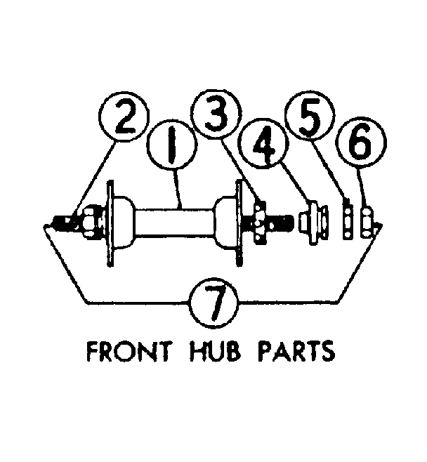 Front hub parts