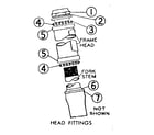 Sears 505466500 head fittings diagram