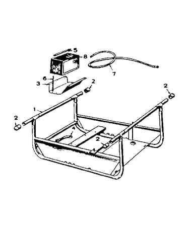 Carrying frame and battery group