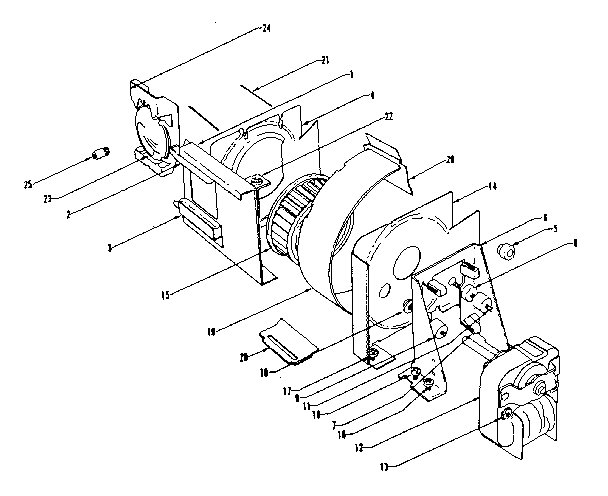 BLOWER AND APERTURE ASSEMBLY (WITHOUT SLIDE EDITOR)