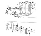 Kenmore 75863972 functional replacement parts diagram