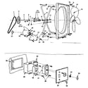 Kenmore 75863972 functional replacement parts diagram