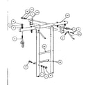 Sears 51272828-78 top bar assembly diagram