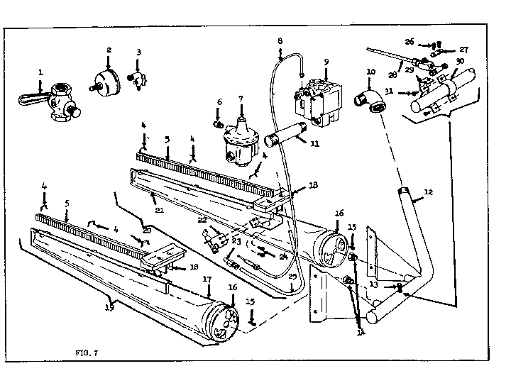 Burner & manifold assembly
