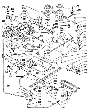 Burner section