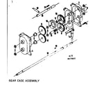 Craftsman 1318010 gear case assembly diagram