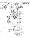 Mower housing and engine