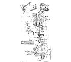 Craftsman 1318090 mower housing and engine diagram