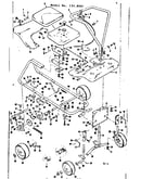 Frame and wheel assembly